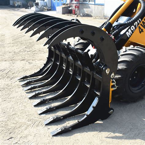 skid steer grapple rake for sale|titan 72x22 root rake grapple.